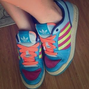 Neon Adidas Sneakers
